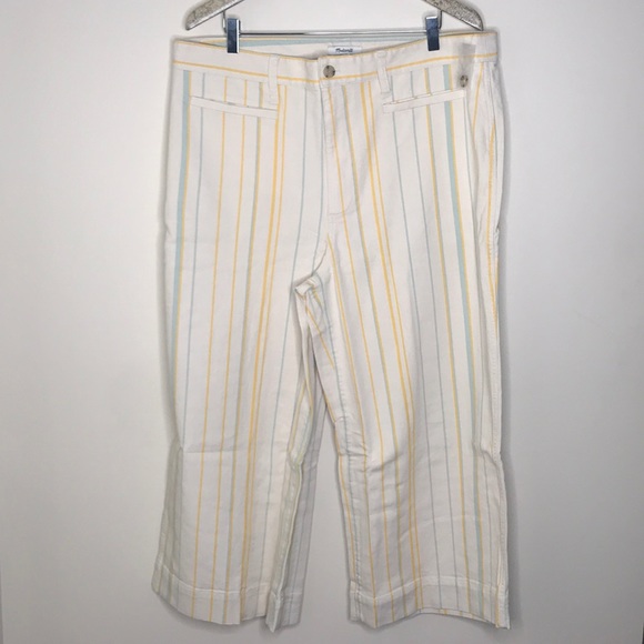 NWT Madewell Emmett Wide Leg Crop Pant Petite 34 - Picture 4 of 8